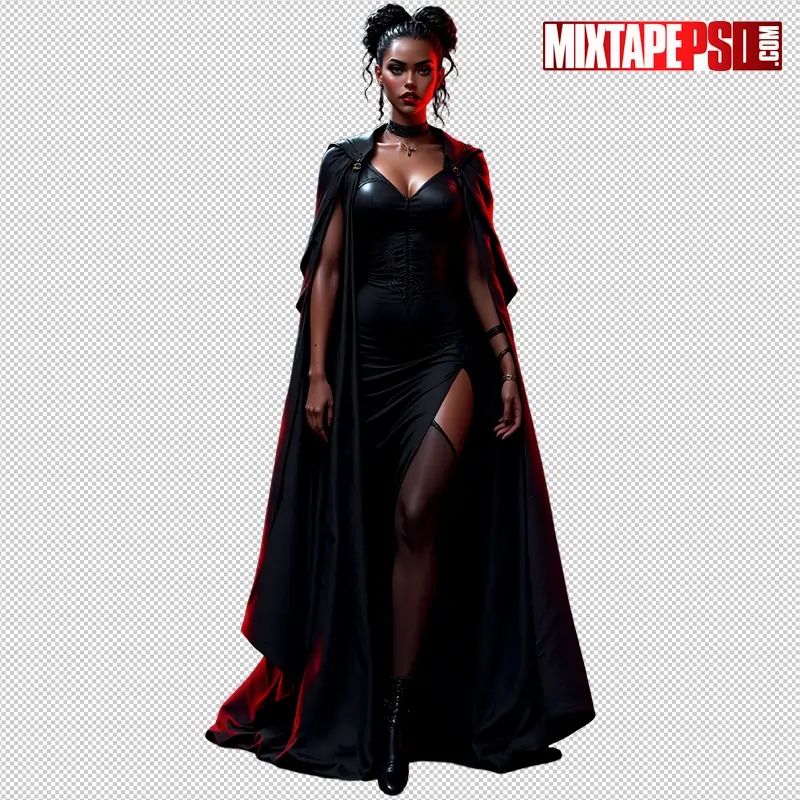 Halloween Vampire Model PNG 12