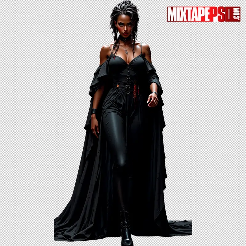 Halloween Vampire Model PNG 6