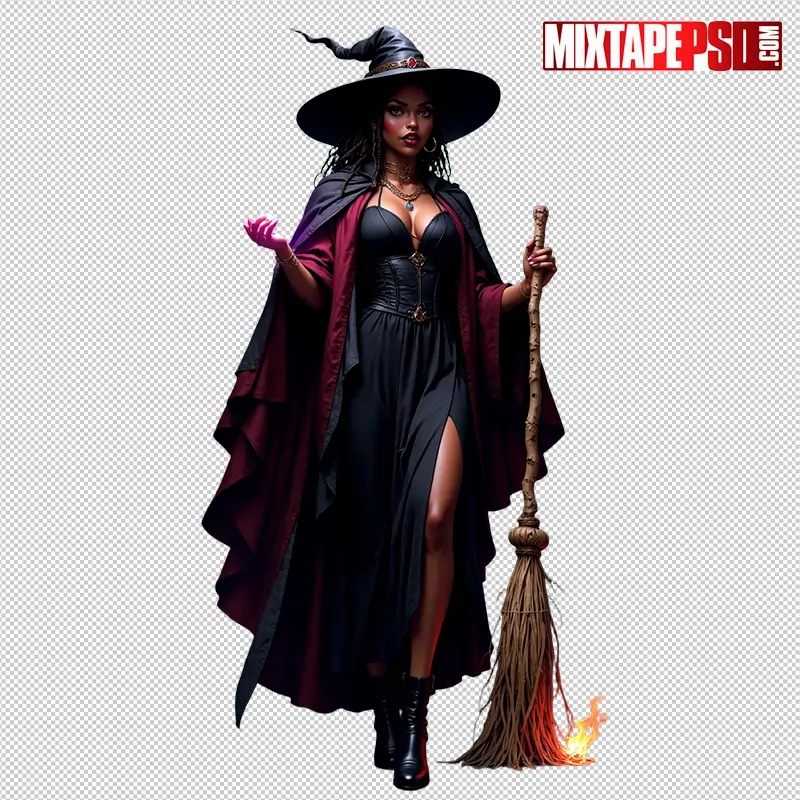 Halloween Witch PNG 10