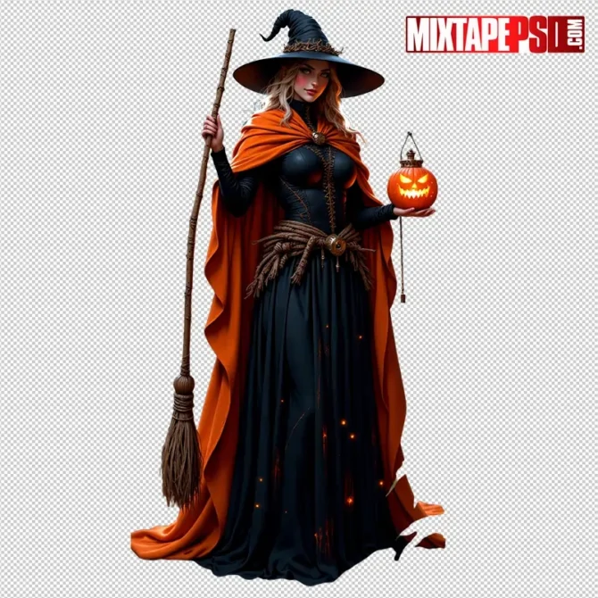 Halloween Witch PNG – transparent broom model cutout for flyers and posters. halloween witch png, witch with broom png, witch png transparent, scary witch png, witch model png, halloween png cutout, transparent model png, flyer asset png, dj flyer png, club flyer asset, gothic witch png, flying witch png, photoshop flyer elements, canva halloween png, spooky season png