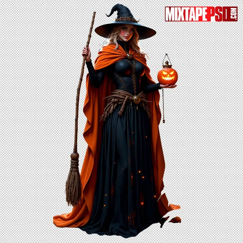 Halloween Witch PNG 12